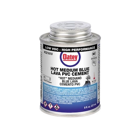 Oatey Blue Cement for PVC 8 oz